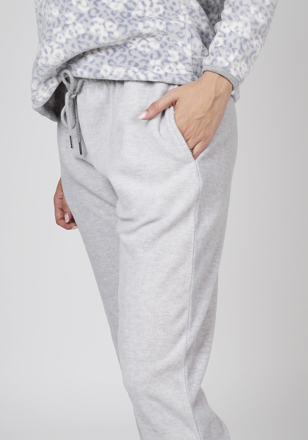 PIJAMA MUJER PANTALON CORAL FLEECE - 4