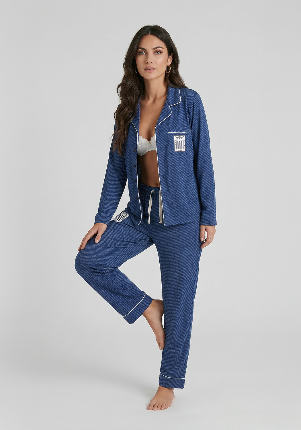 PIJAMA MUJER ALIANZA LIMA ALGODON - 2
