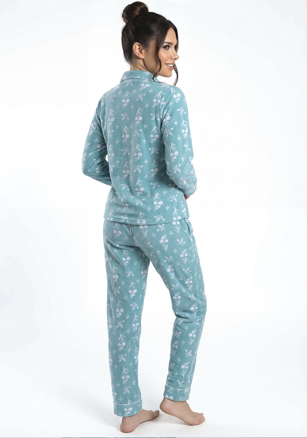 PIJAMA MUJER PANTALON POLAR - 2