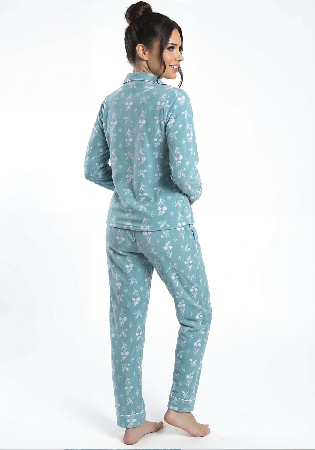 PIJAMA MUJER PANTALON POLAR - 2