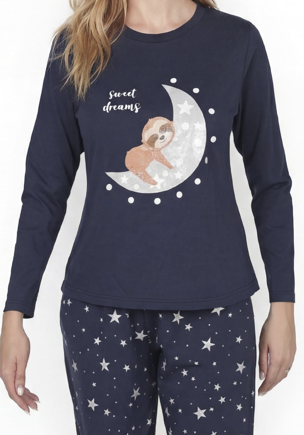 PIJAMA MUJER PANTALON ALGODON - 3