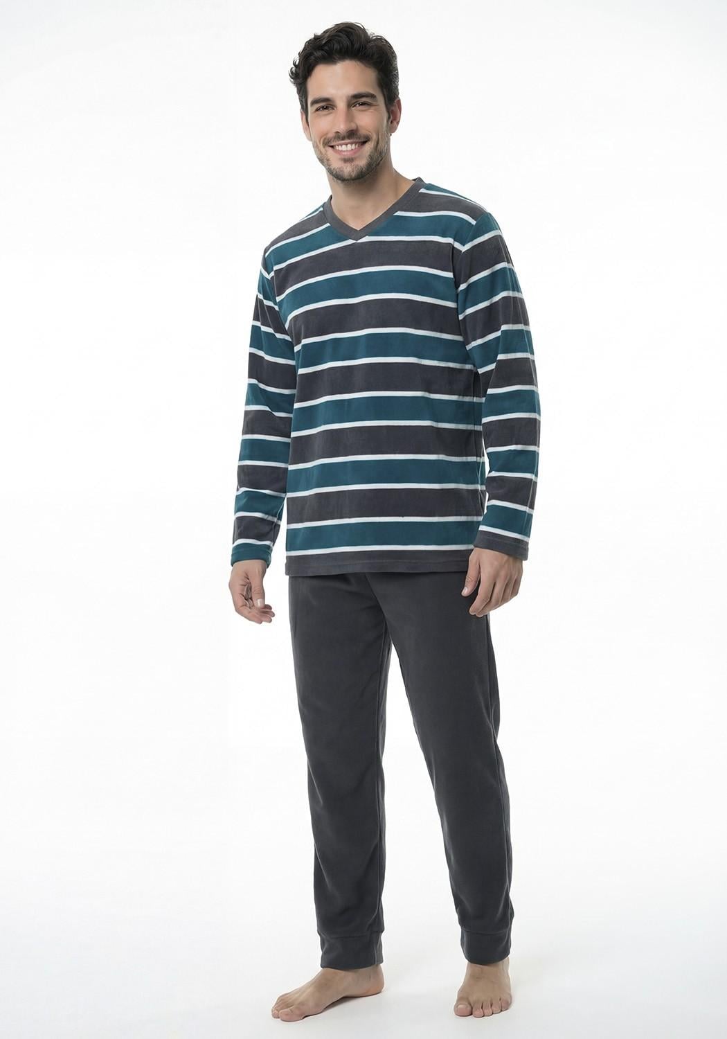PIJAMA HOMBRE PANTALON POLAR - 1