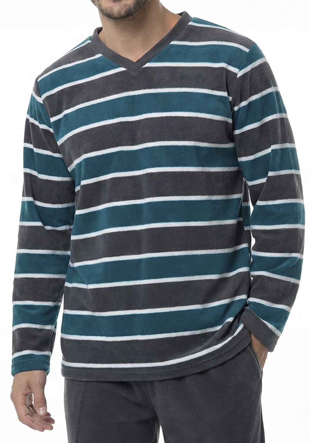 PIJAMA HOMBRE PANTALON POLAR - 3