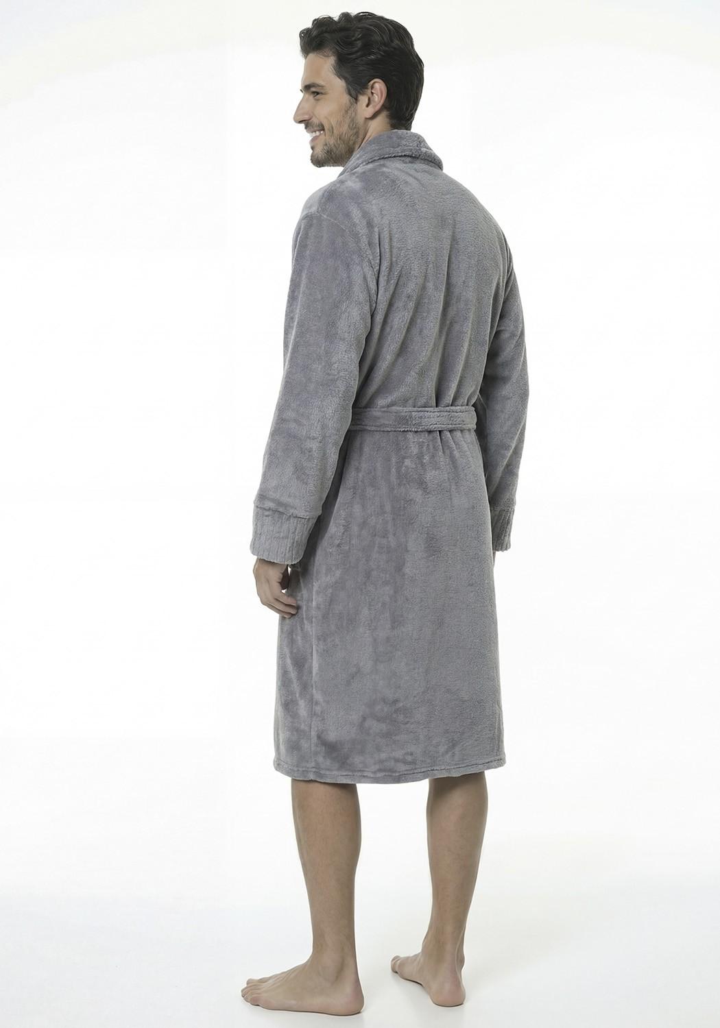 BATA DE DORMIR MANGA LARGA CORAL FLEECE - 2