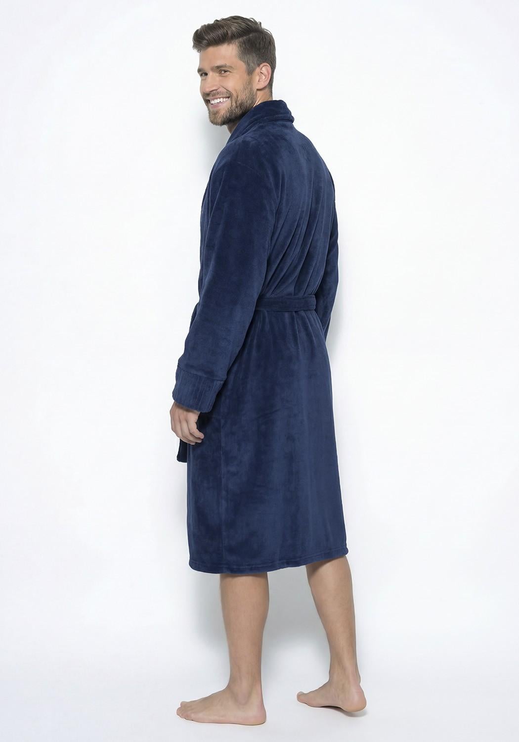 BATA DE DORMIR MANGA LARGA CORAL FLEECE - 2