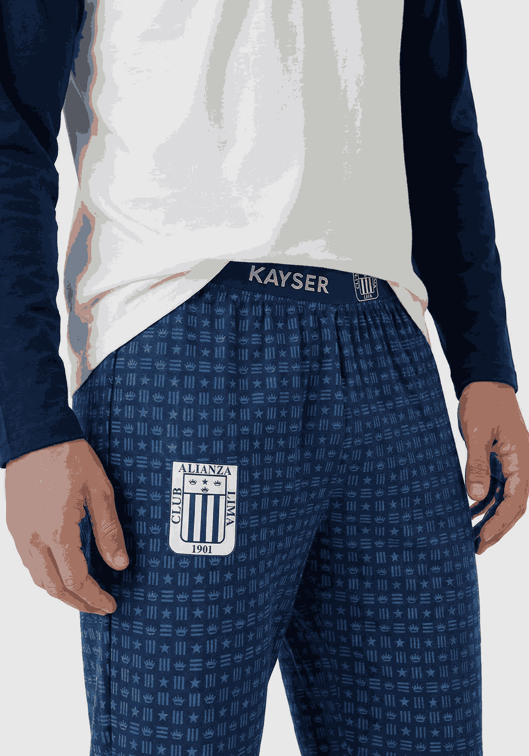 PIJAMA JUVENIL HOMBRE ALIANZA LIMA PANTALON - 2