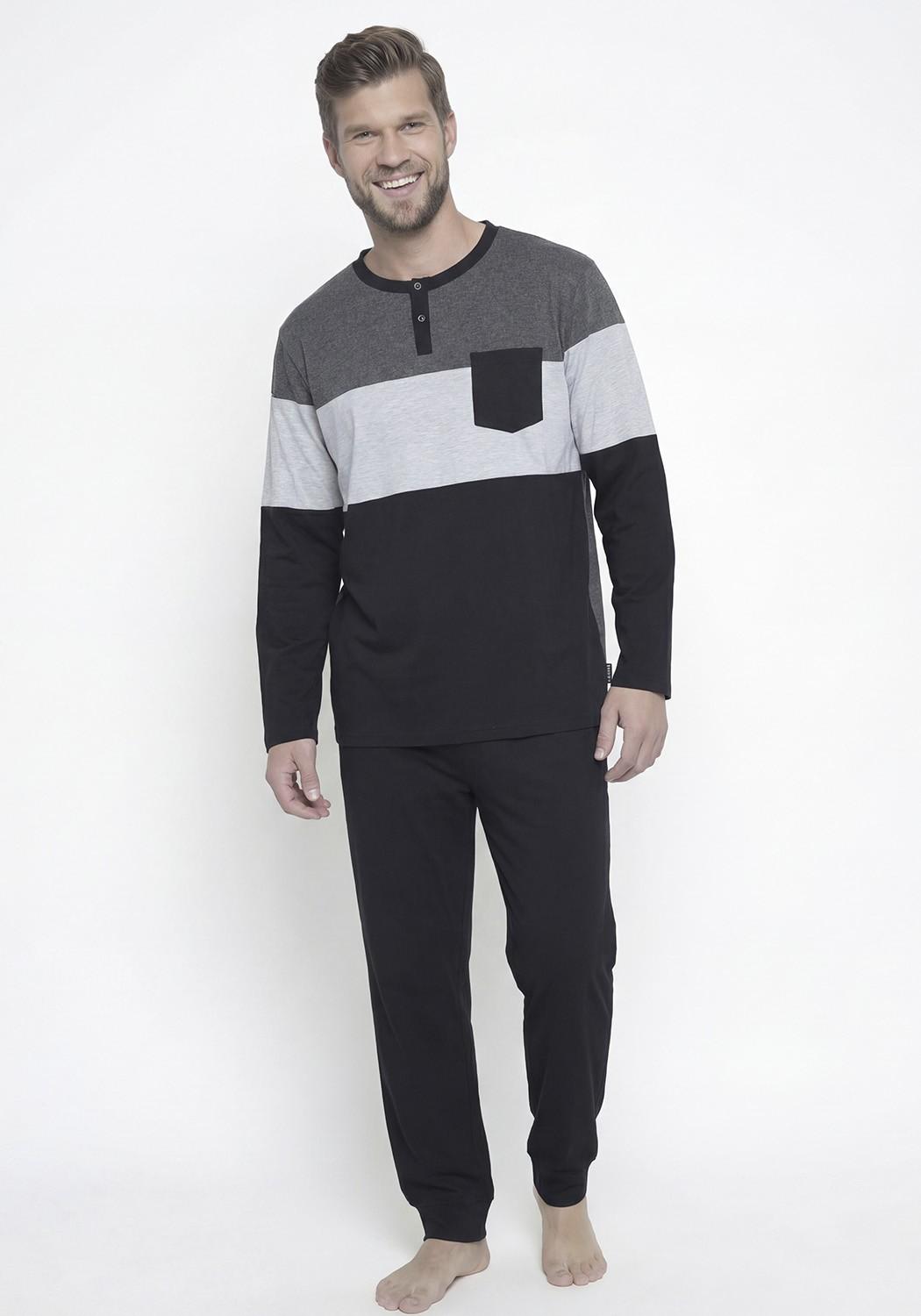 PIJAMA HOMBRE PANTALON ALGODON - 1