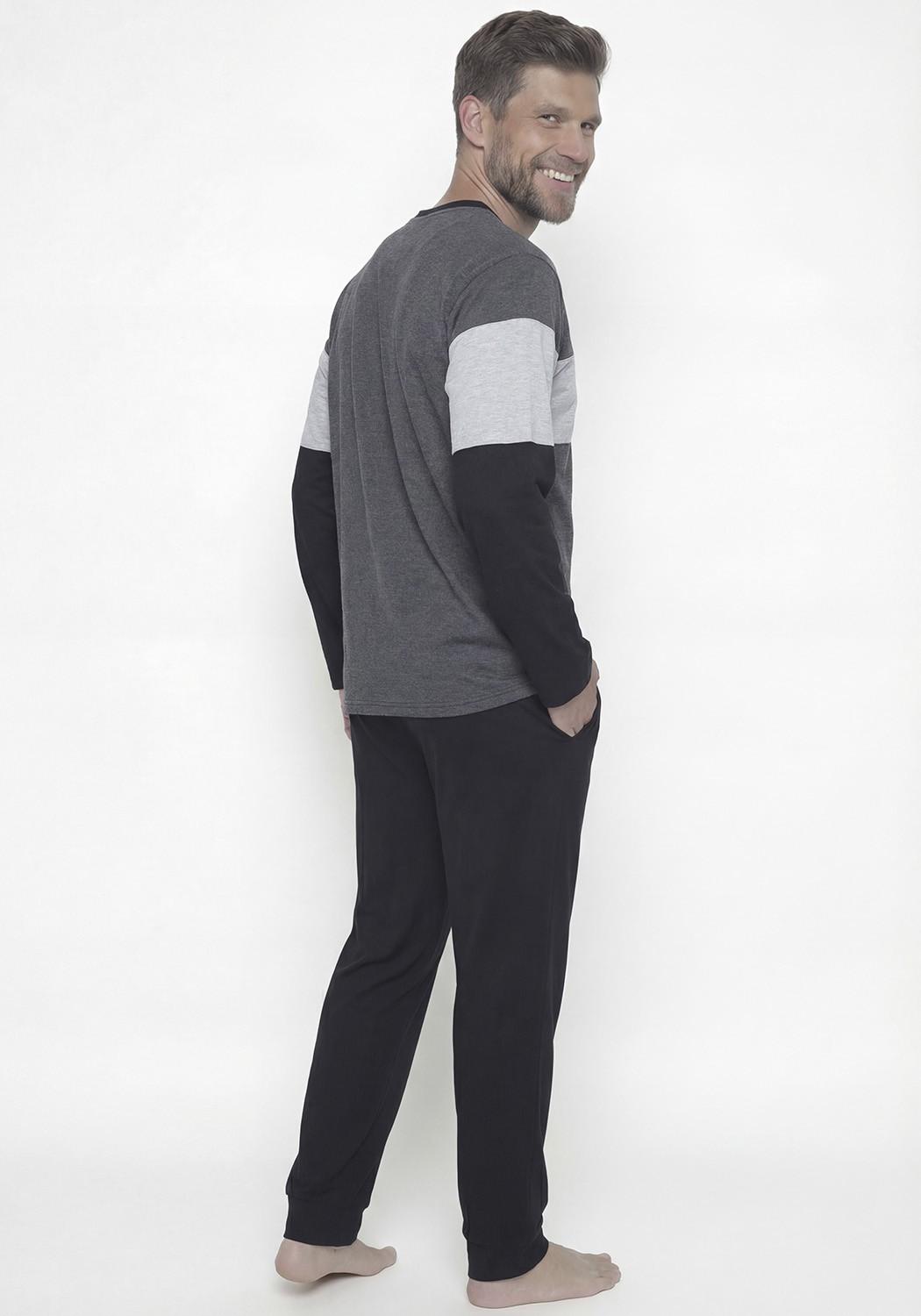 PIJAMA HOMBRE PANTALON ALGODON - 2