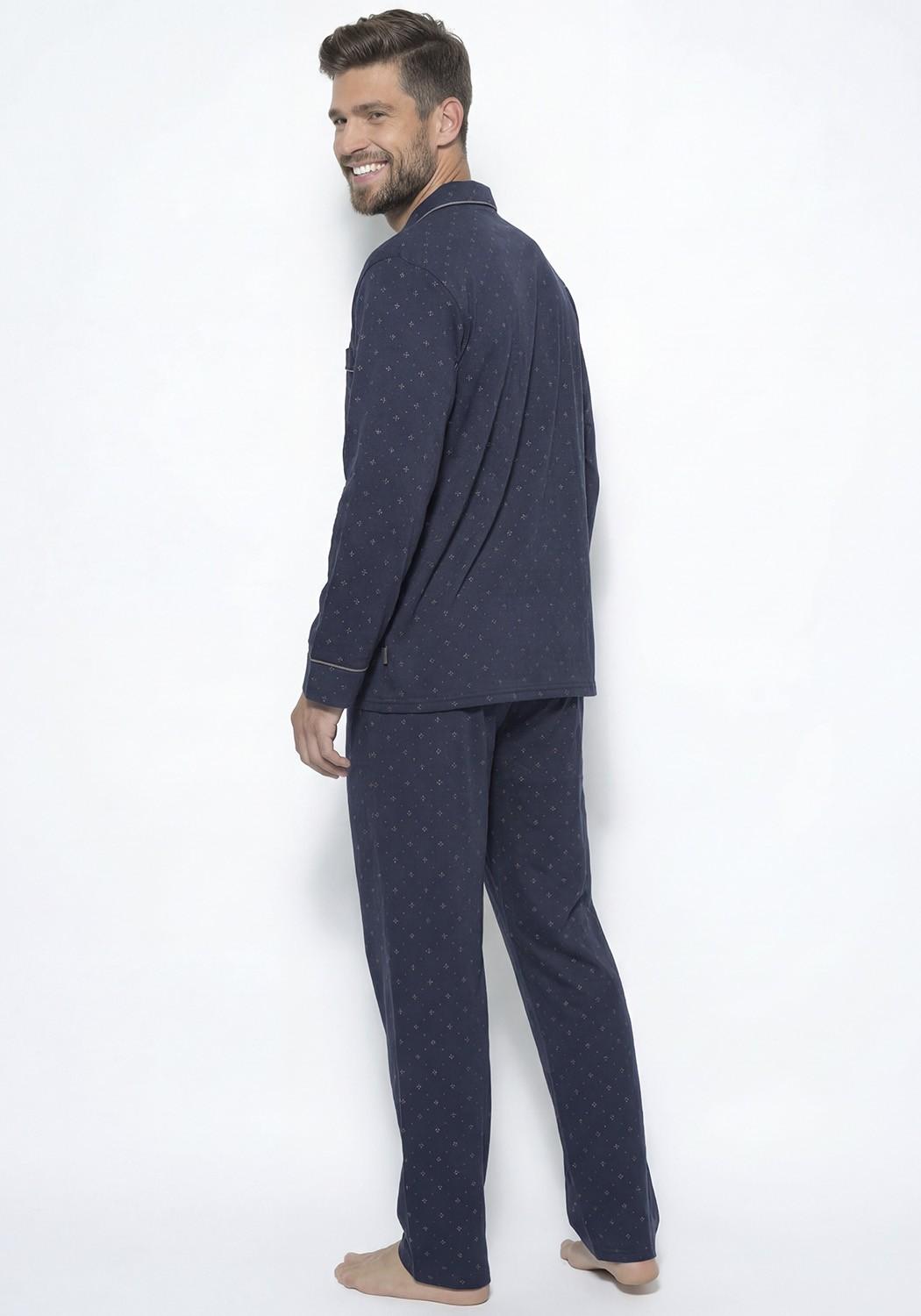 PIJAMA HOMBRE PANTALON ALGODON - 2