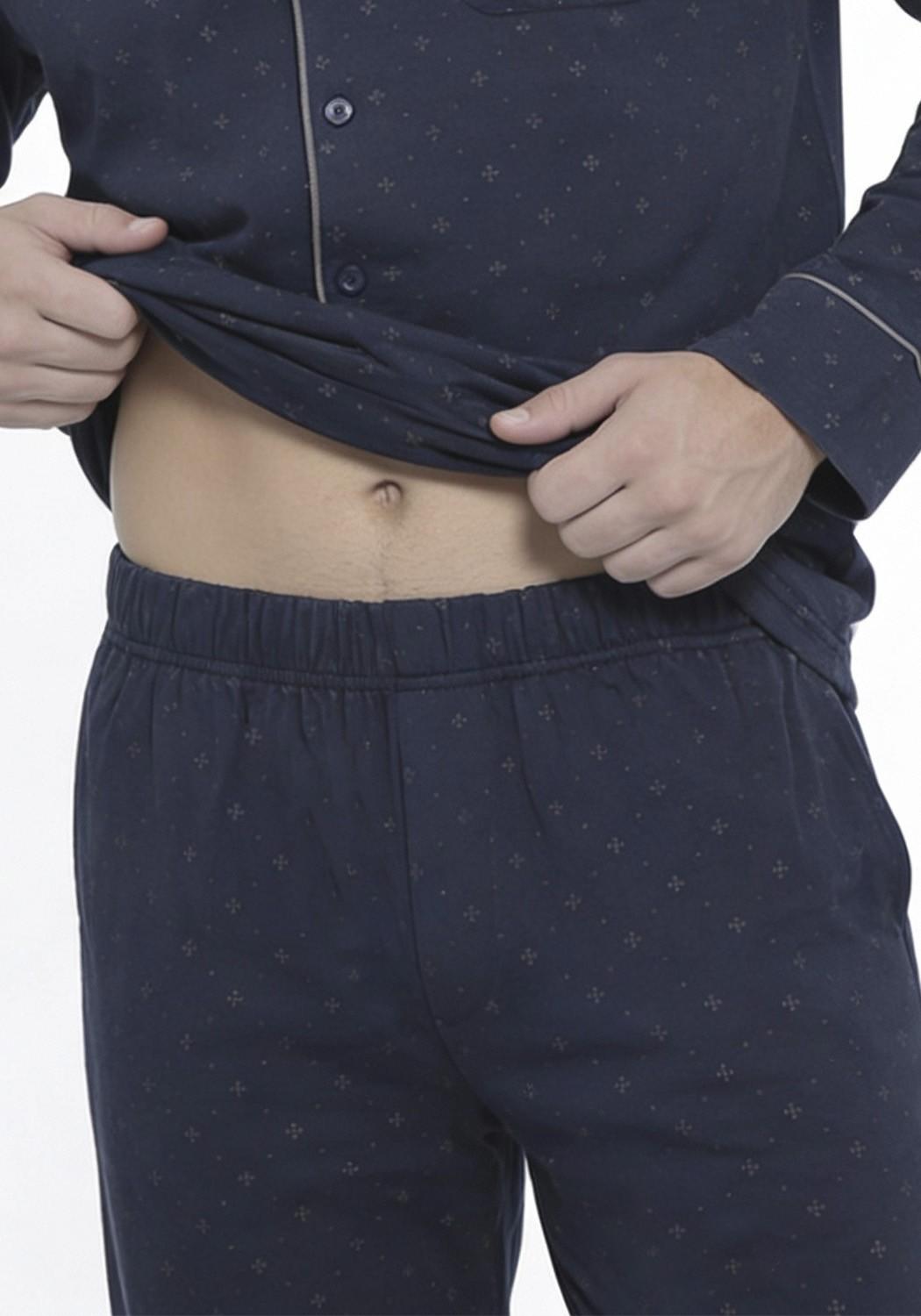 PIJAMA HOMBRE PANTALON ALGODON - 5