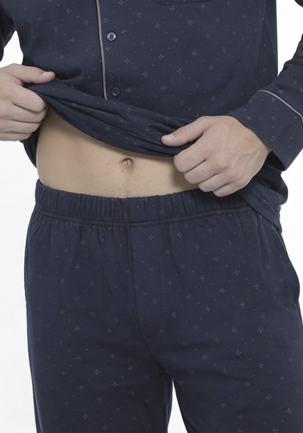 PIJAMA HOMBRE PANTALON ALGODON - 5