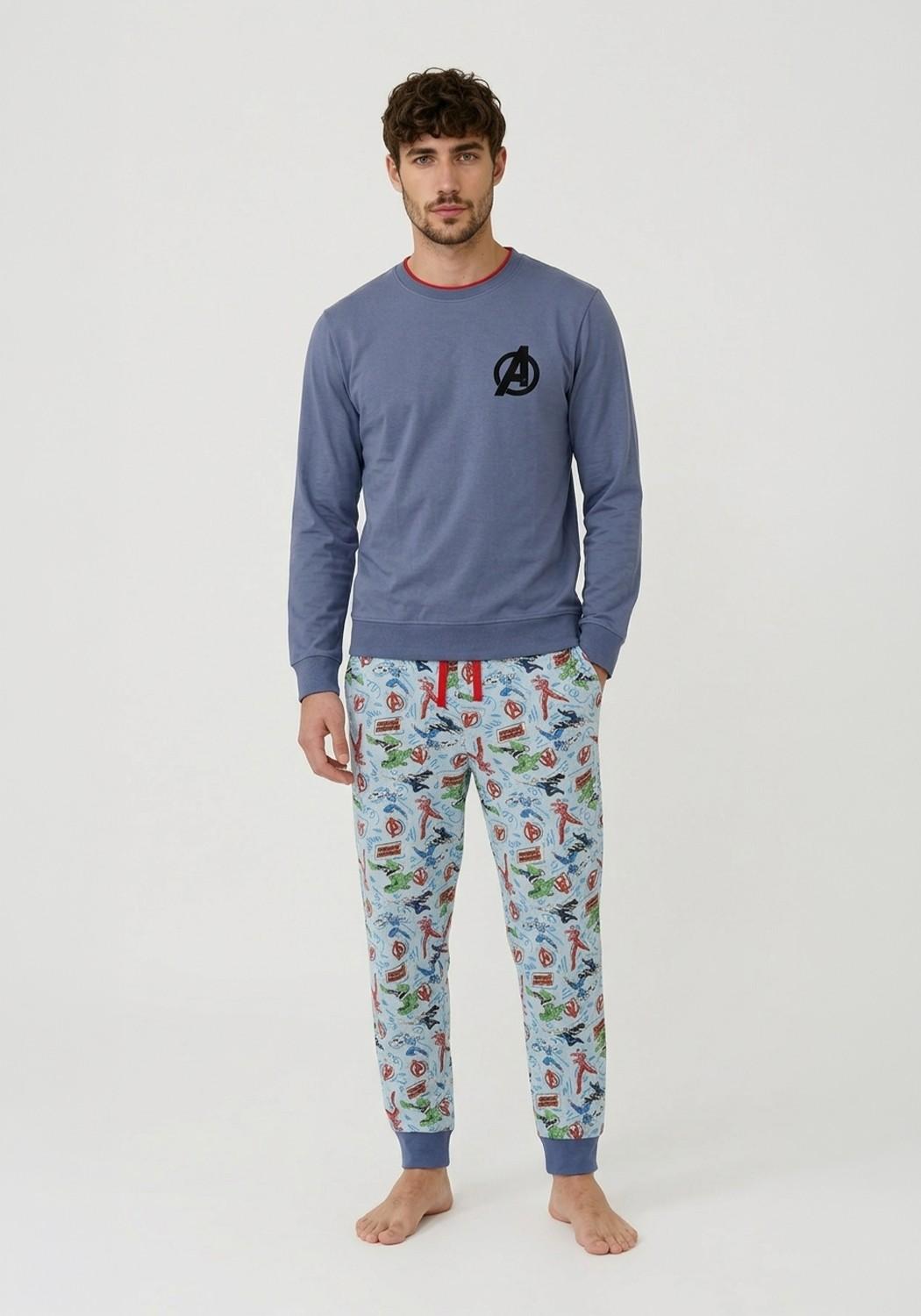 PIJAMA HOMBRE PANTALON ALGODON - 1