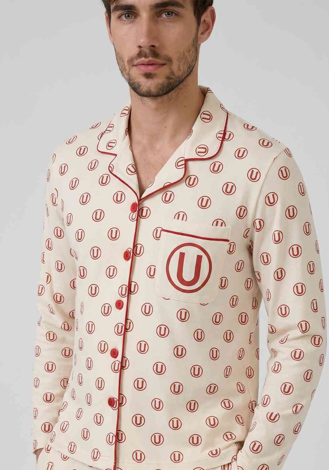 PIJAMA HOMBRE UNIVERSITARIO PANTALON - 2
