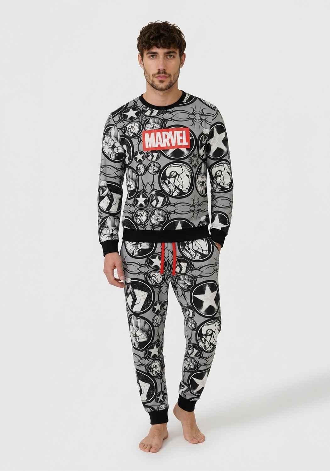 PIJAMA HOMBRE PANTALON PLUSH - 1