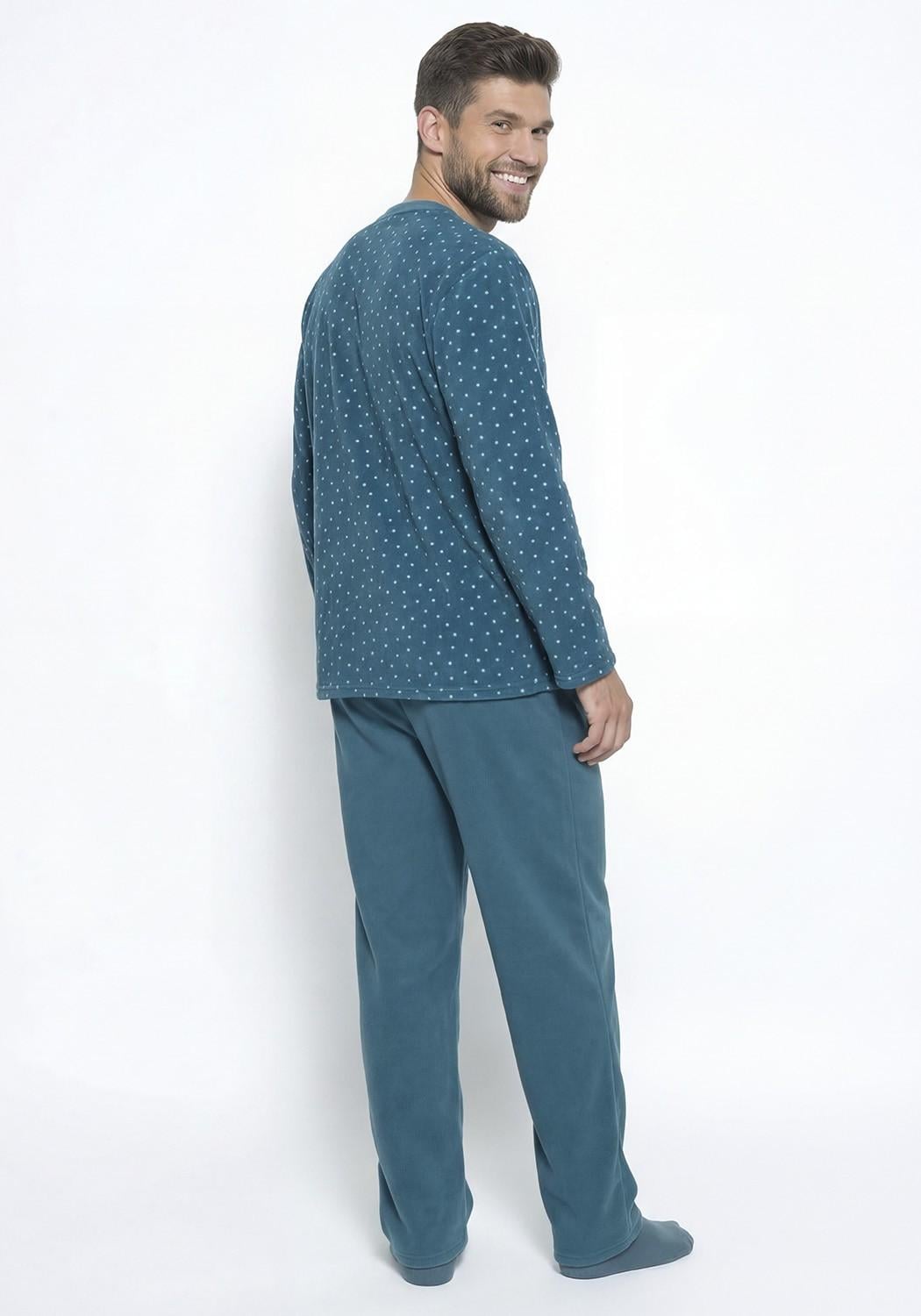 PIJAMA HOMBRE PANTALON POLAR - 2