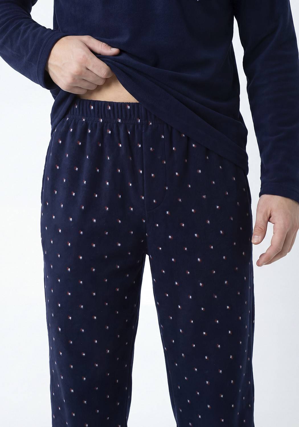 PIJAMA HOMBRE PANTALON POLAR - 5