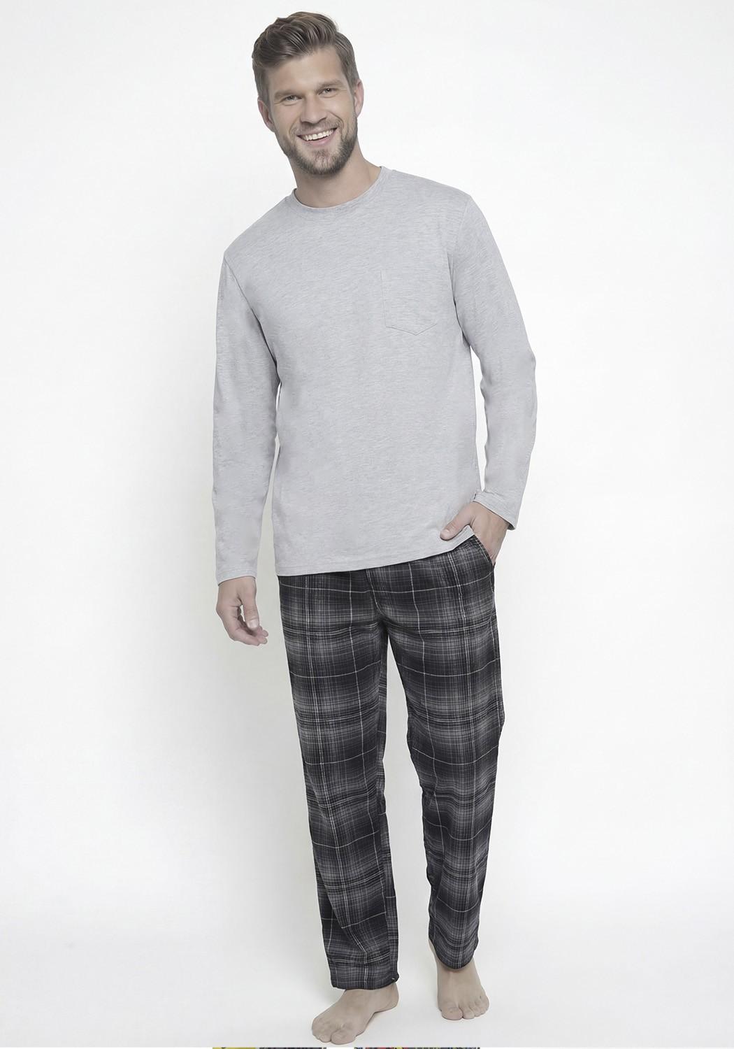 PIJAMA HOMBRE PANTALON ALGODON - 1