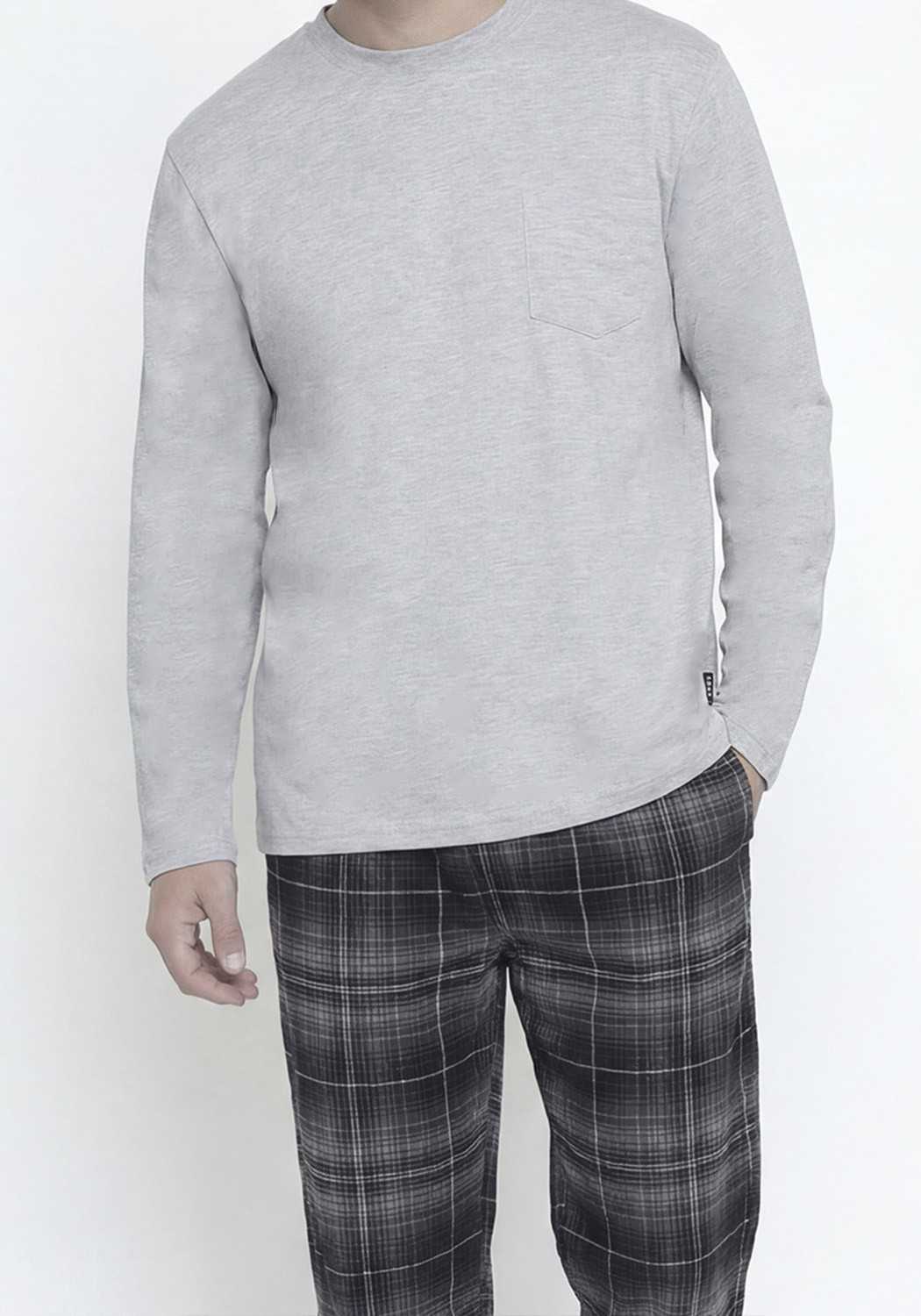 PIJAMA HOMBRE PANTALON ALGODON - 3