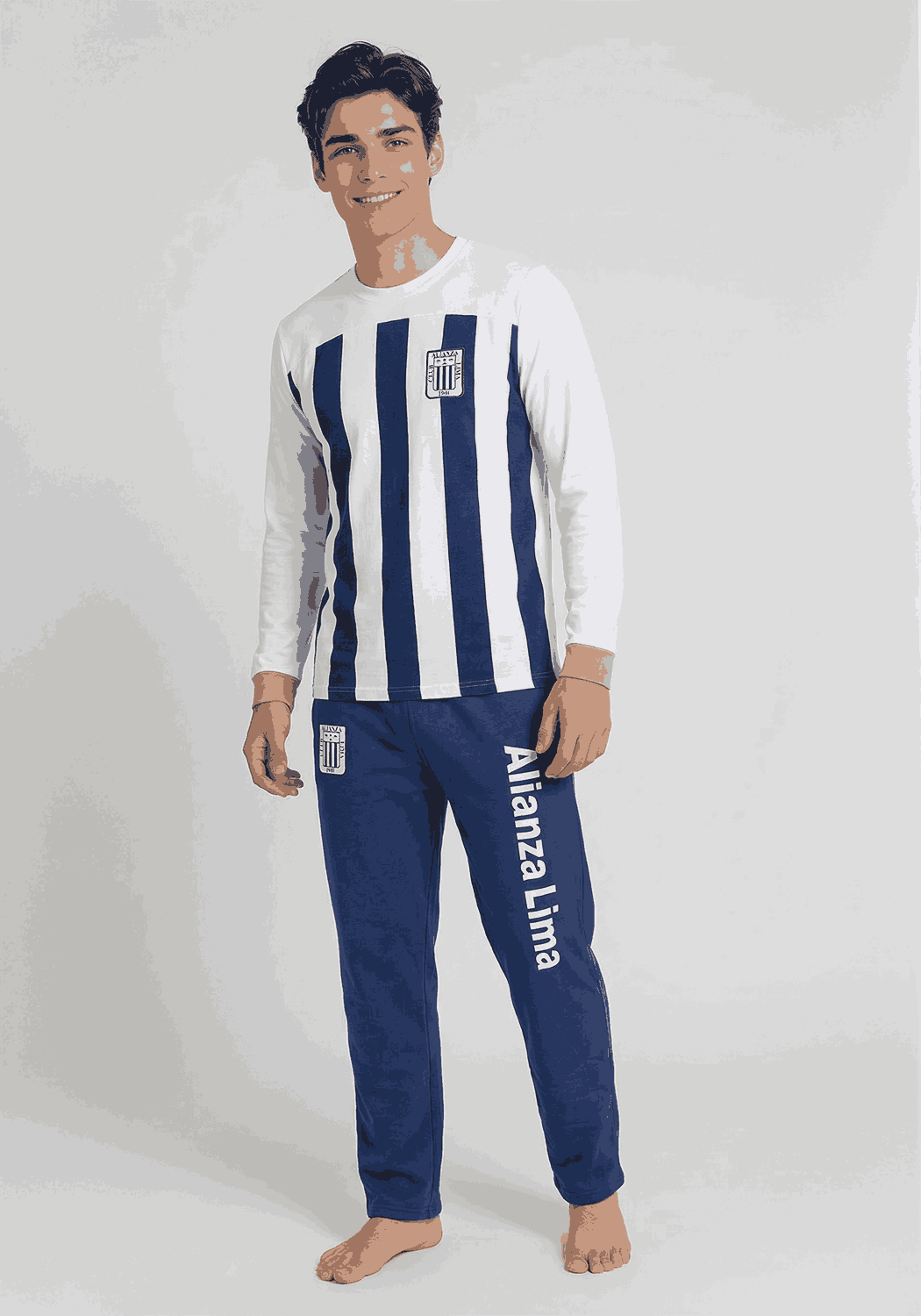 PIJAMA JUVENIL HOMBRE ALIANZA LIMA PANTALON - 1