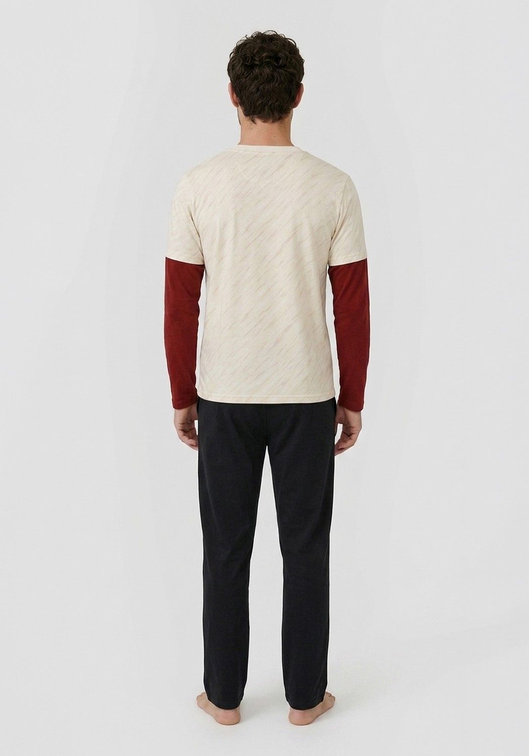PIJAMA HOMBRE UNIVERSITARIO PANTALON - 4