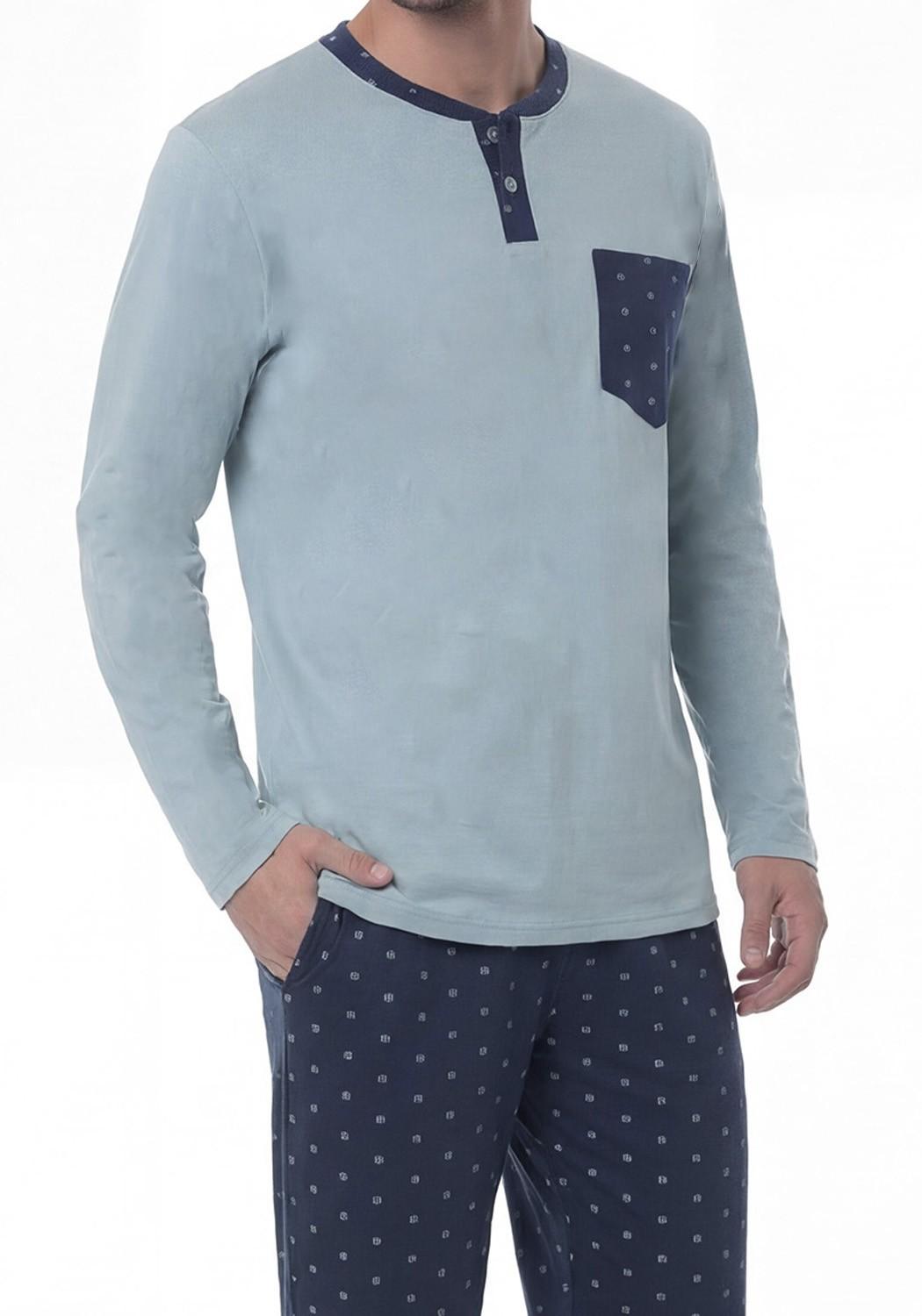 PIJAMA HOMBRE PANTALON ALGODON - 3