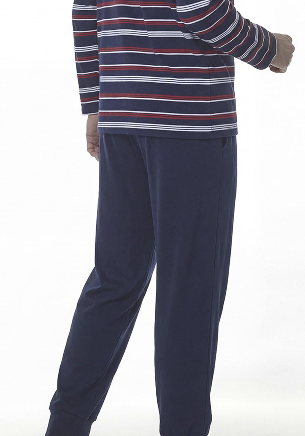 PIJAMA HOMBRE PANTALON ALGODON - 4