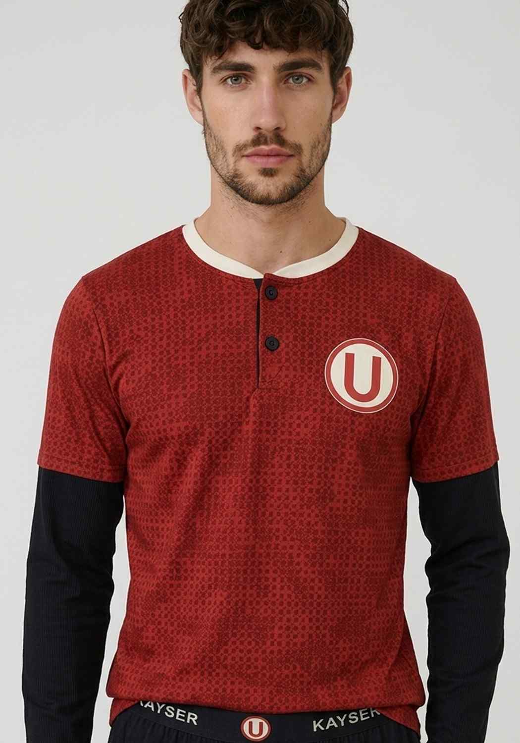 PIJAMA HOMBRE UNIVERSITARIO PANTALON - 2