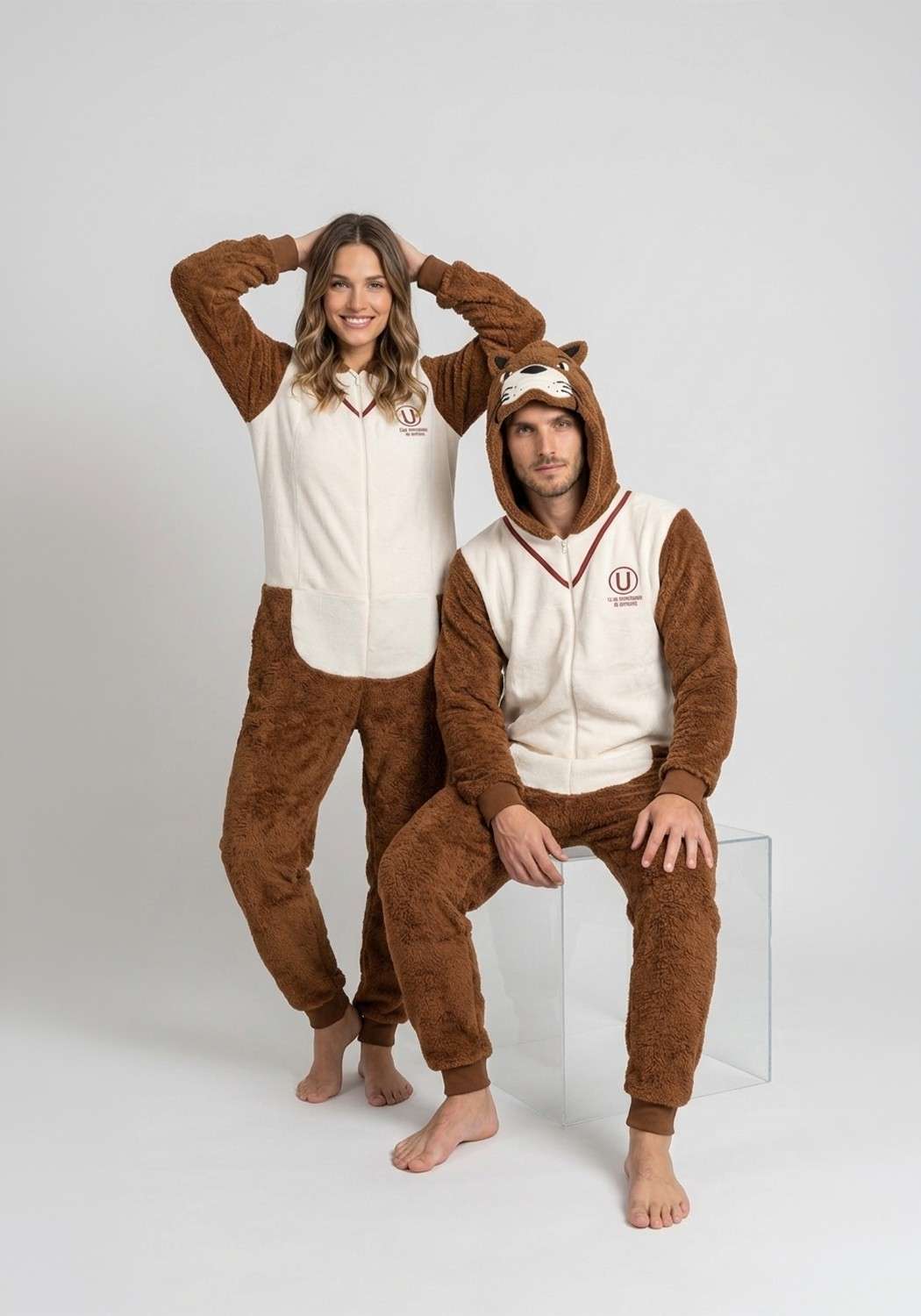 PIJAMA HOMBRE ENTERIZO UNIVERSITARIO - 1