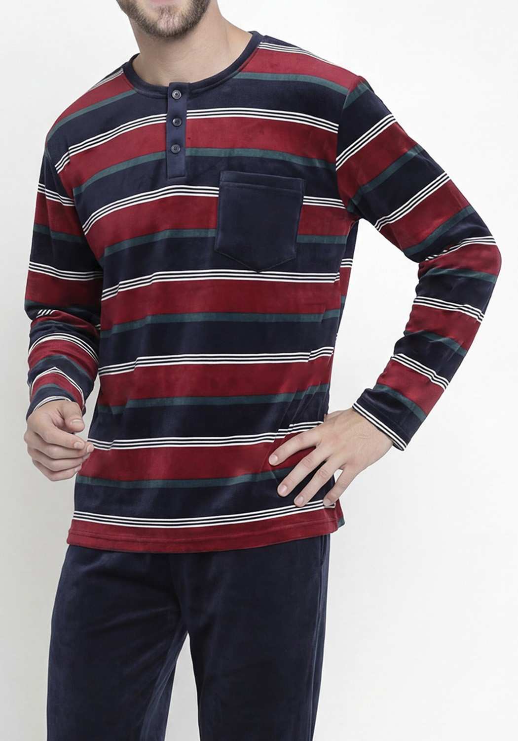 PIJAMA HOMBRE PANTALON PLUSH - 3