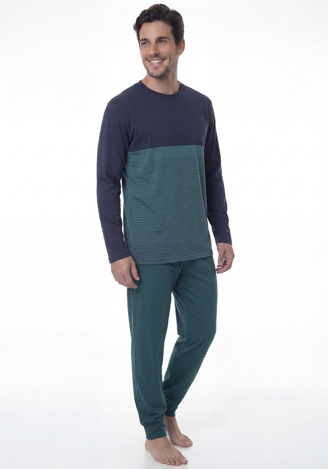 PIJAMA HOMBRE PANTALON ALGODON - 1