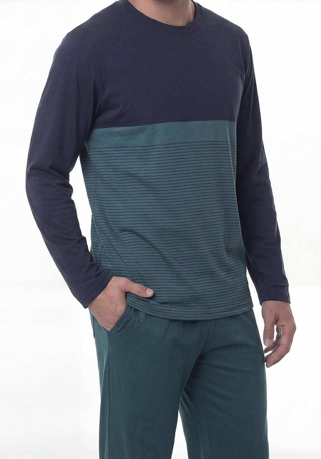 PIJAMA HOMBRE PANTALON ALGODON - 3