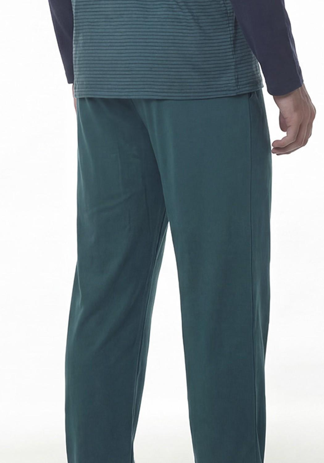 PIJAMA HOMBRE PANTALON ALGODON - 4