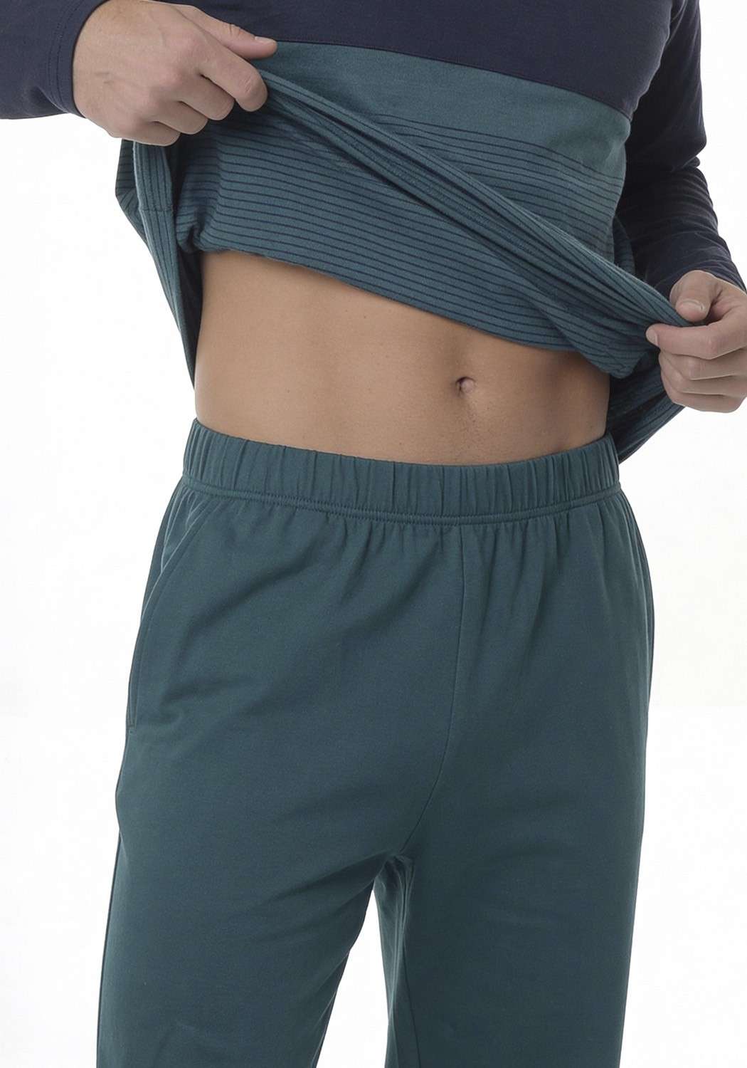 PIJAMA HOMBRE PANTALON ALGODON - 5