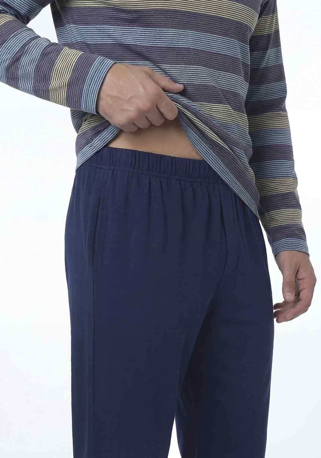 PIJAMA HOMBRE PANTALON ALGODON - 5