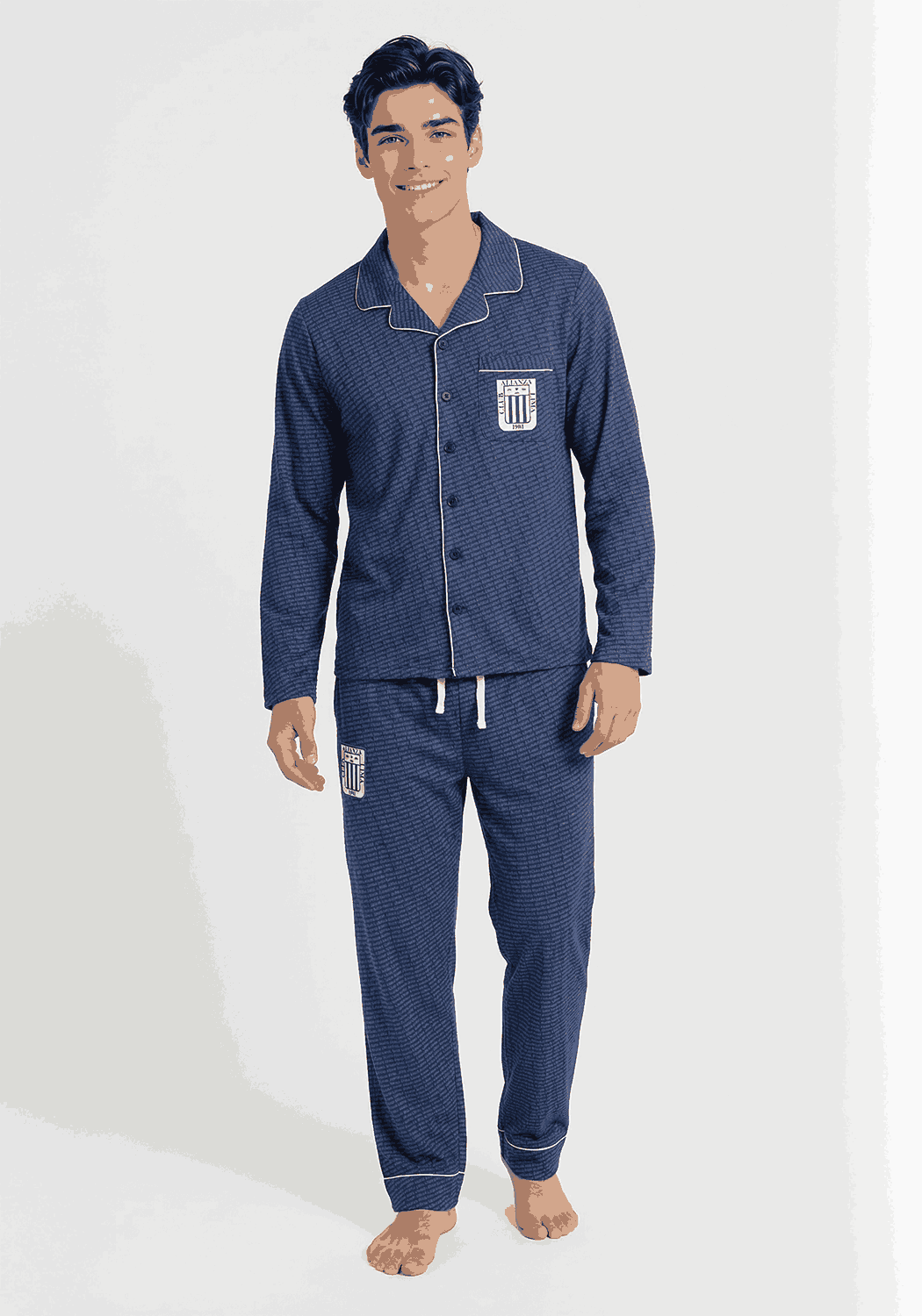 PIJAMA JUVENIL HOMBRE ALIANZA LIMA PANTALON - 1