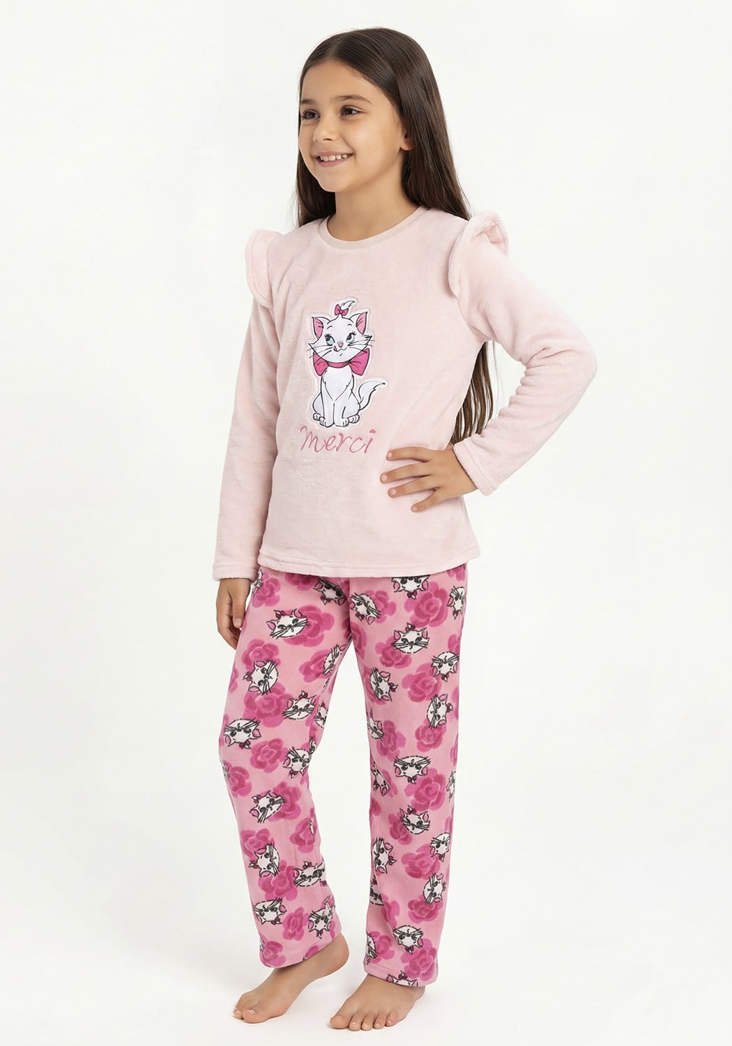 PIJAMA NIÑA PANTALON POLAR - 1