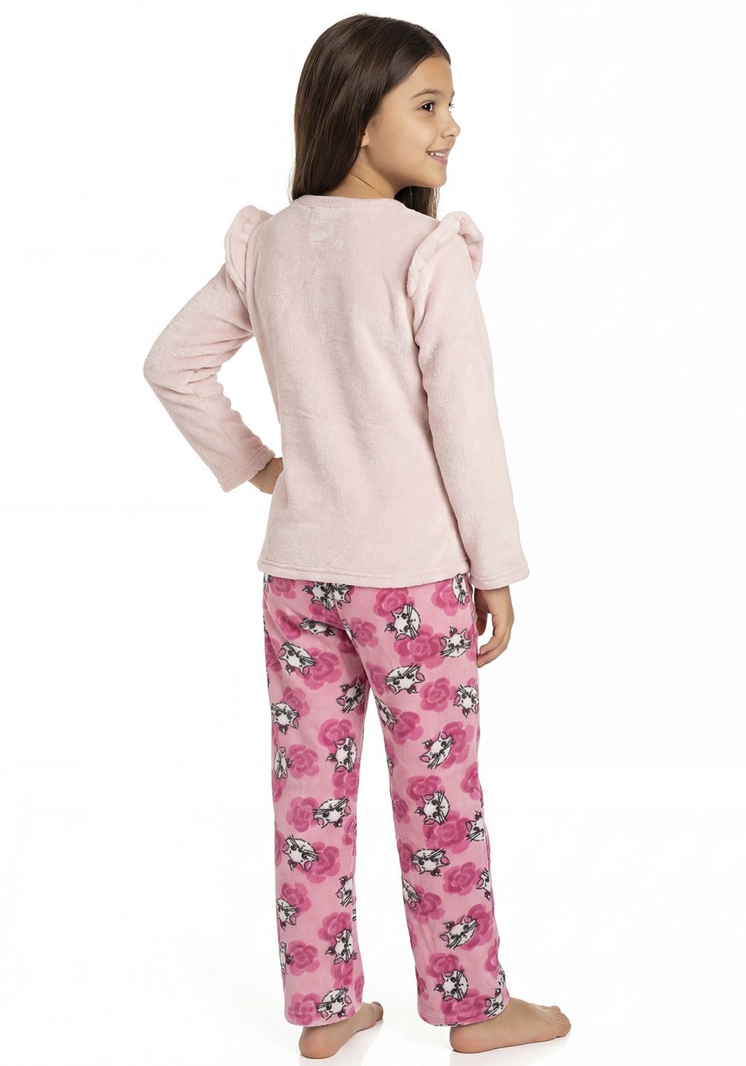 PIJAMA NIÑA PANTALON POLAR - 2