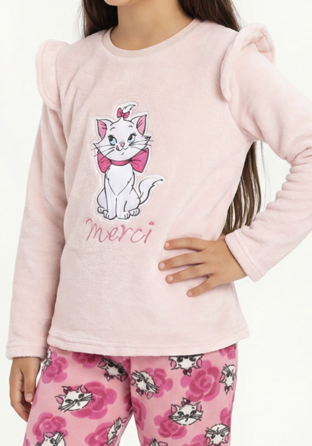 PIJAMA NIÑA PANTALON POLAR - 3
