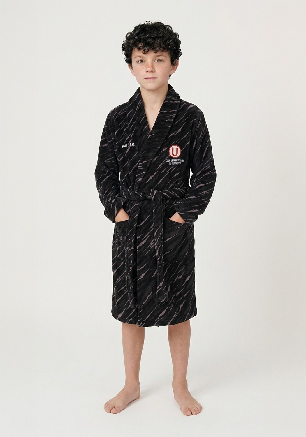 BATA NIÑO MANGA LARGA CORAL FLEECE - 1