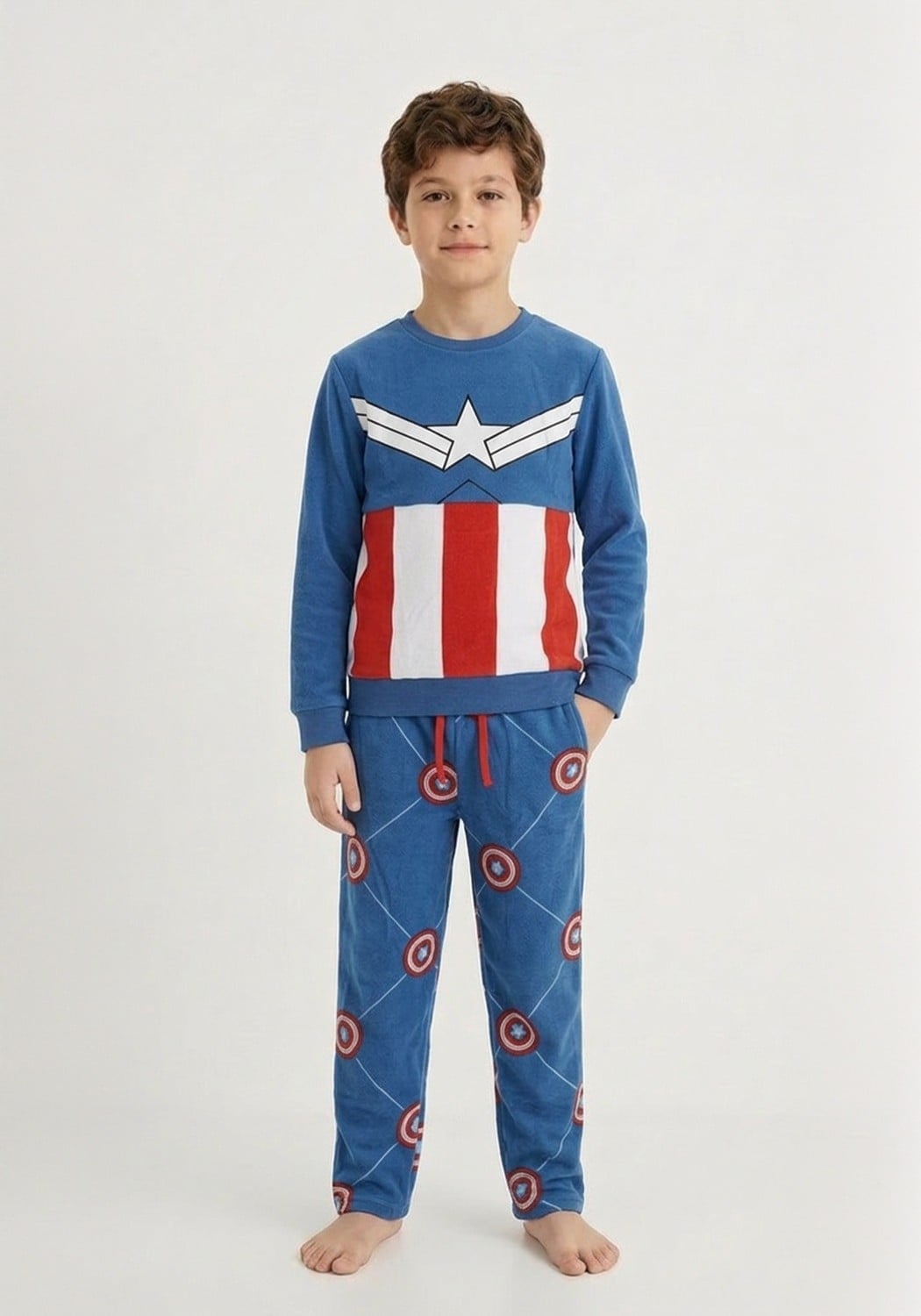 PIJAMA NIÑO PANTALON POLAR - 1