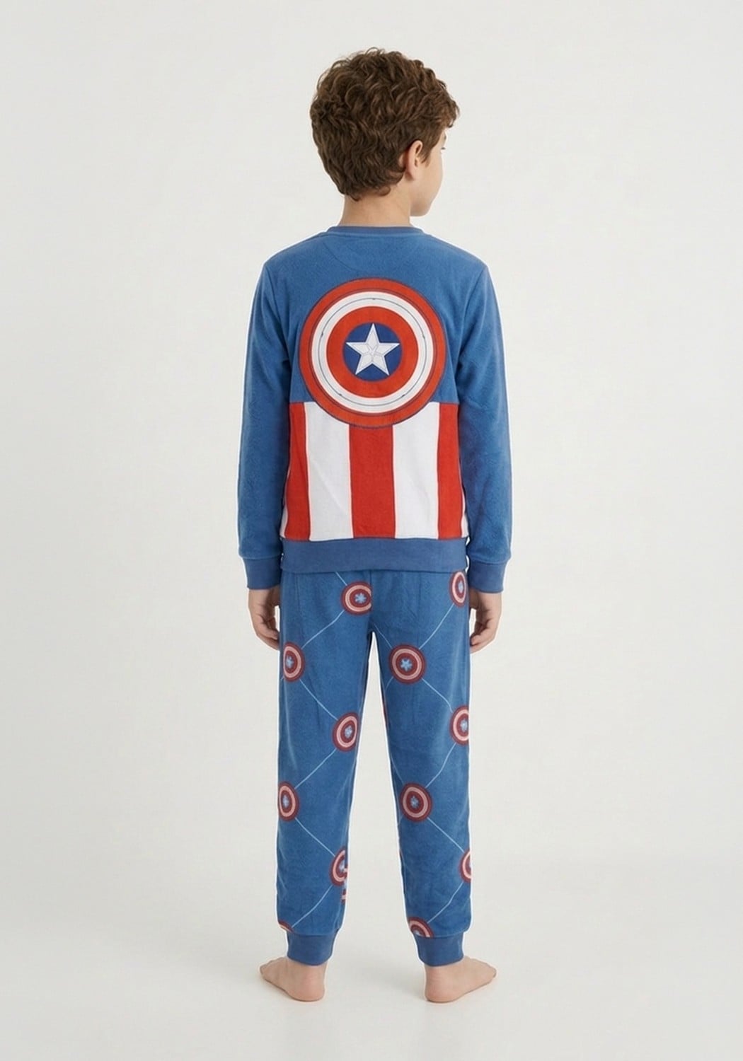 PIJAMA NIÑO PANTALON POLAR - 4