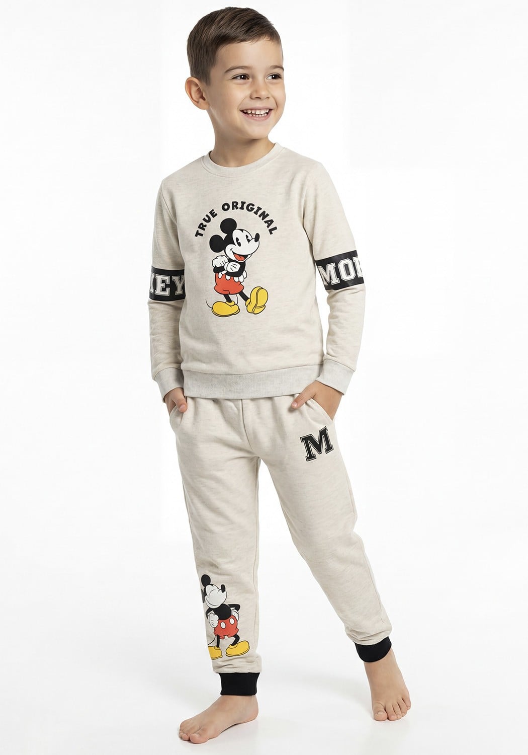 PIJAMA NIÑO PANTALON FRENCH TERRY - 1