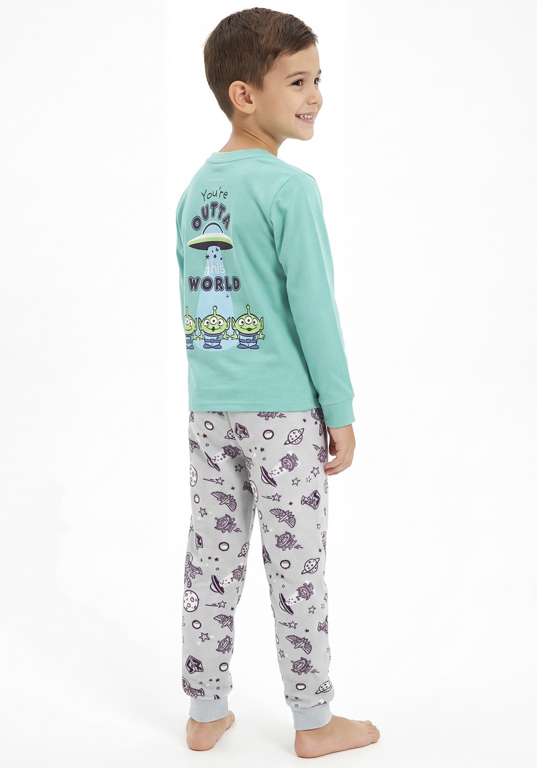 PIJAMA NIÑO PANTALON POLAR - 2