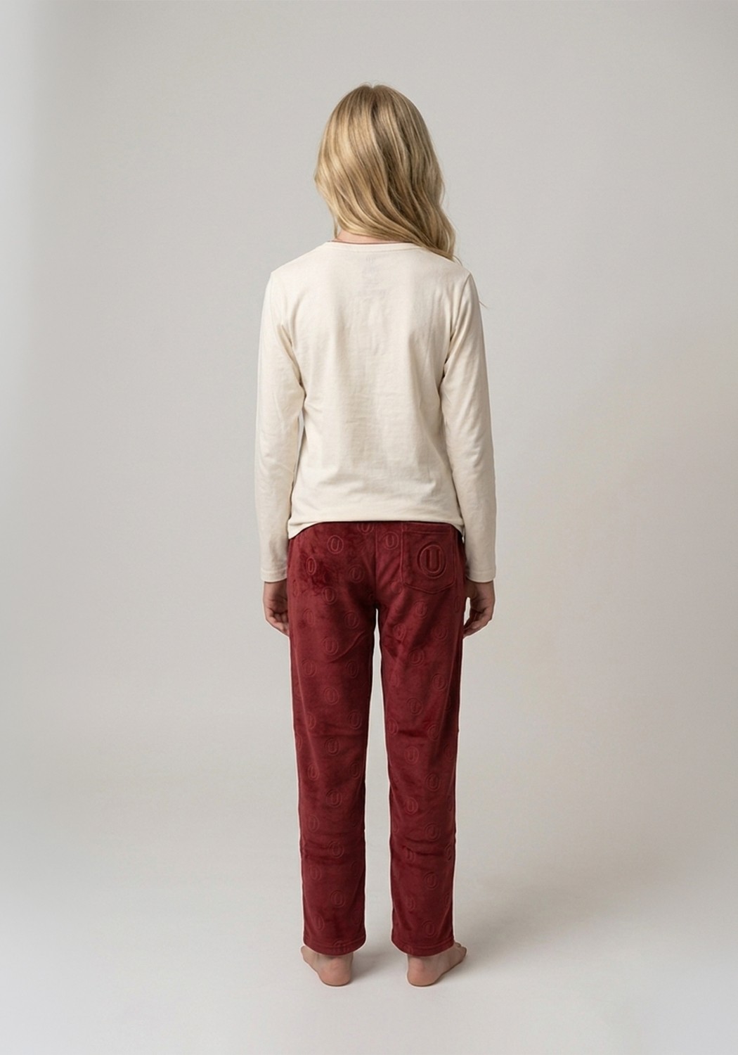 PIJAMA NIÑA PANTALON ALGODON - 2