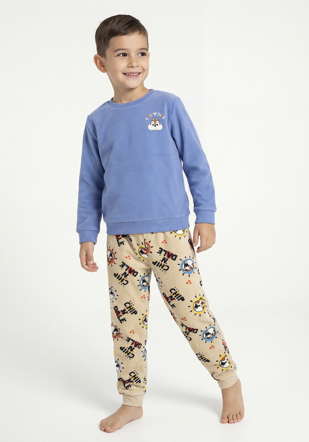 PIJAMA NIÑO PANTALON POLAR - 1