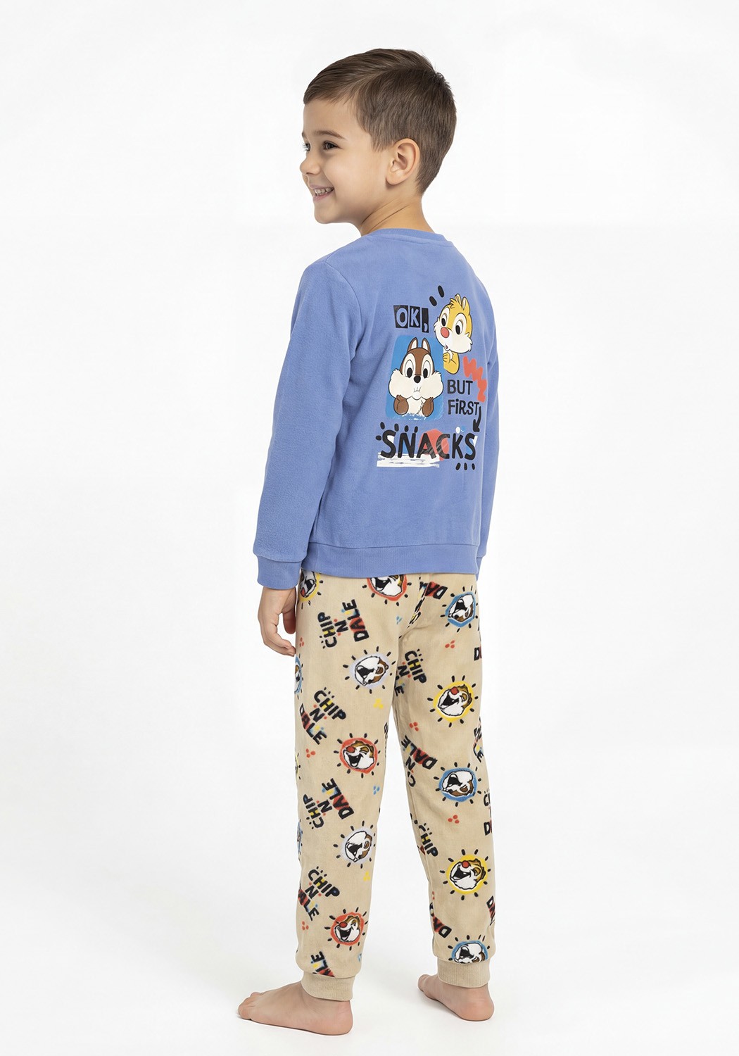PIJAMA NIÑO PANTALON POLAR - 2