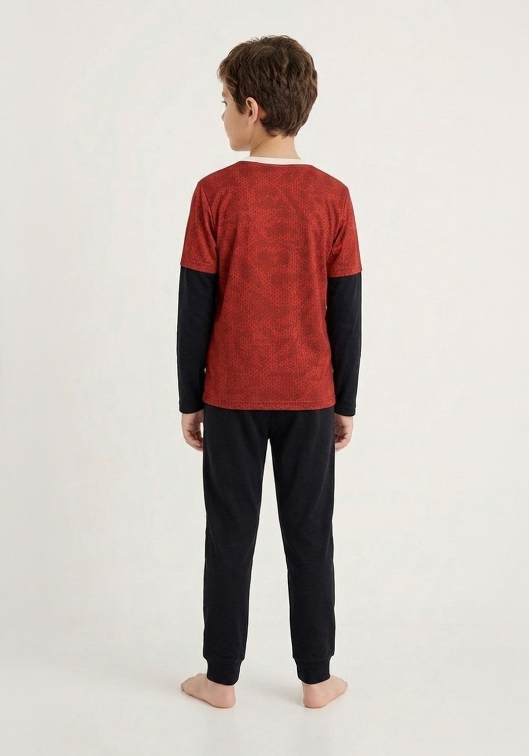 PIJAMA NIÑO PANTALON ALGODON - 4