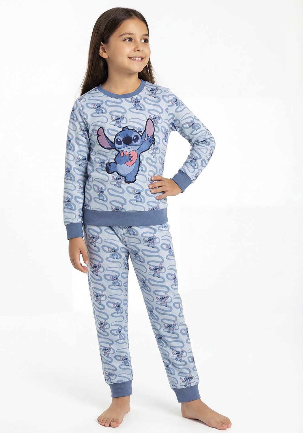 PIJAMA NIÑA PANTALON PLUSH - 1