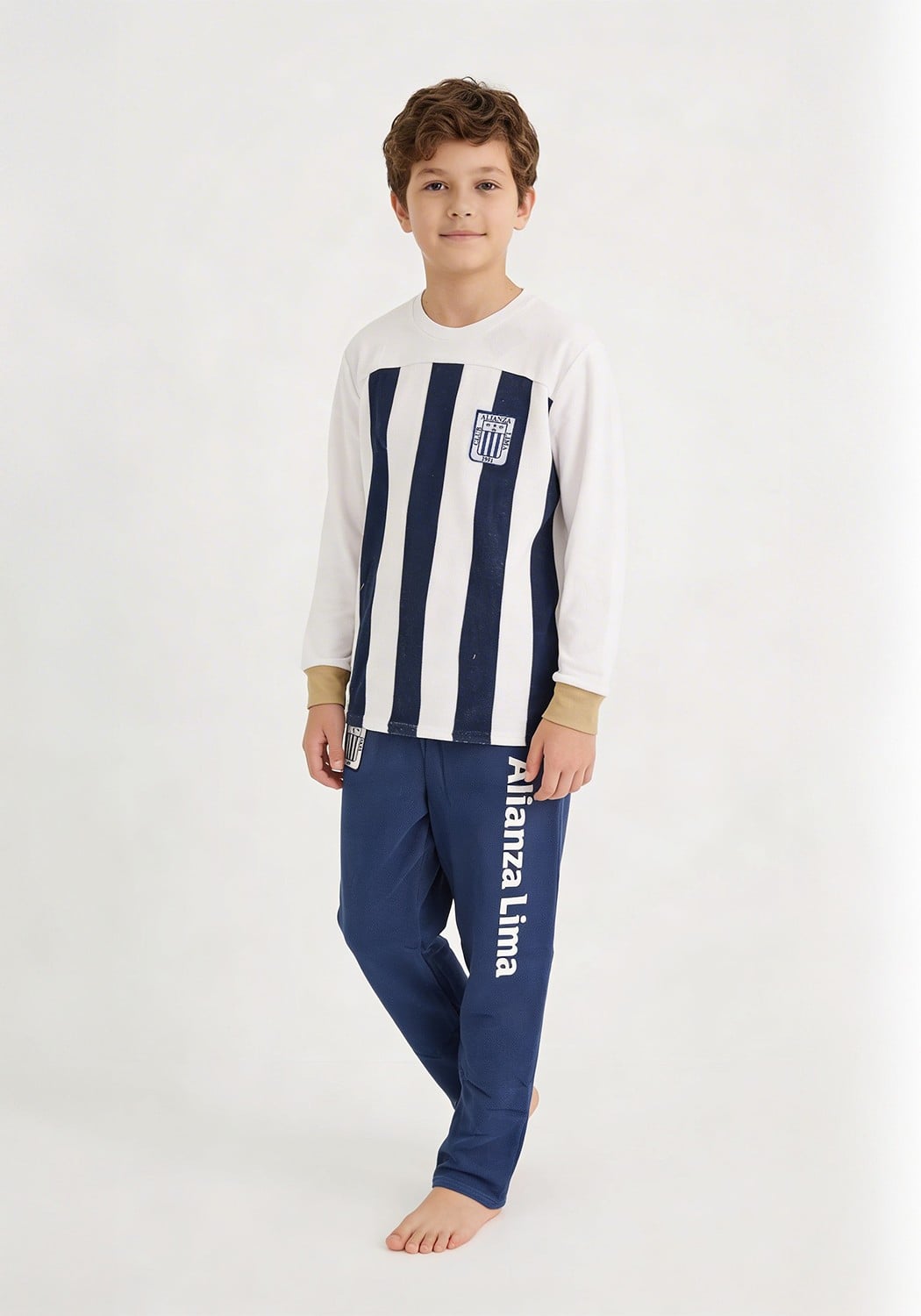 PIJAMA NIÑO PANTALON POLIESTER - 1