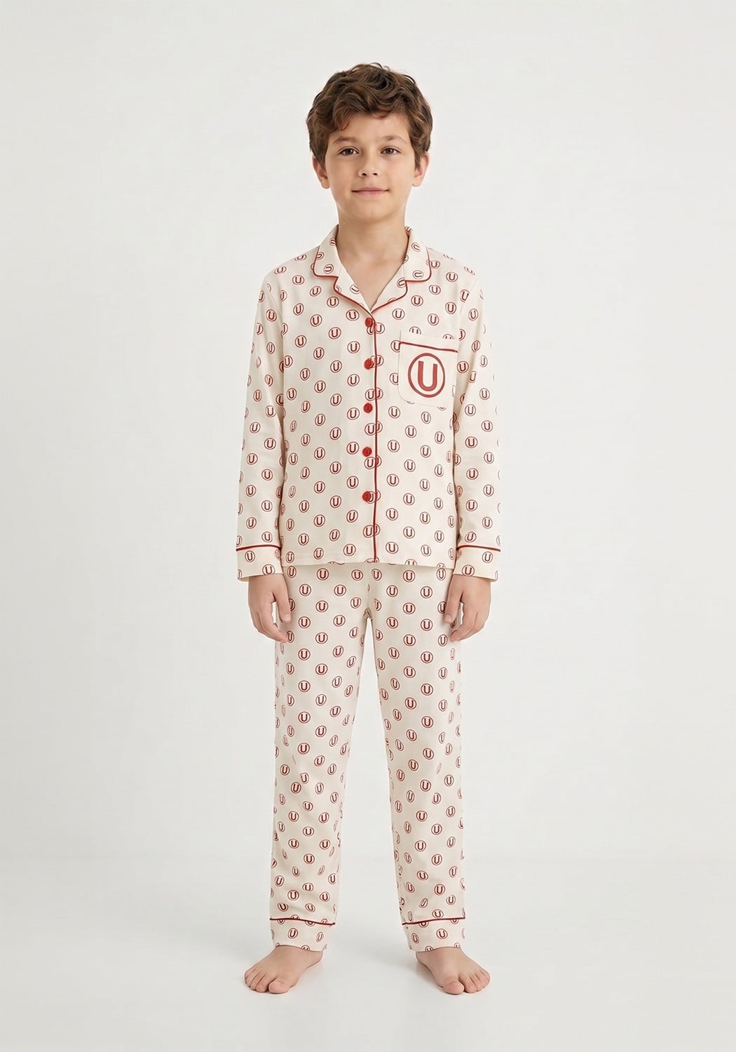 PIJAMA NIÑO PANTALON ALGODON - 1